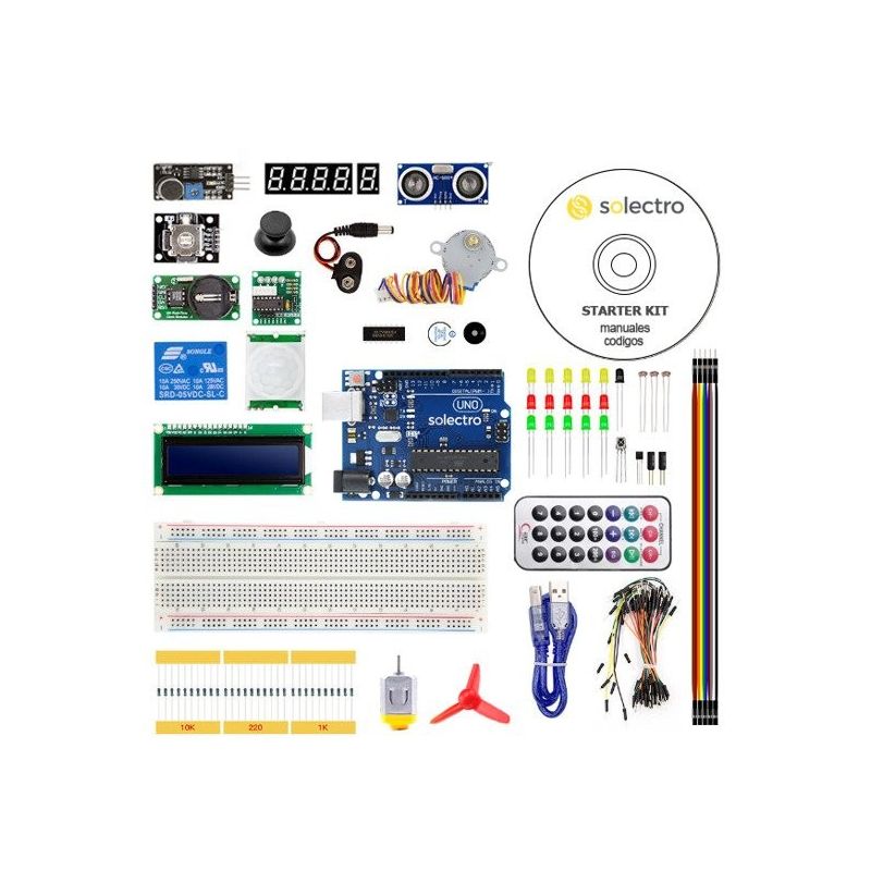 Kit Arduino UNO compatible - Starter Medio