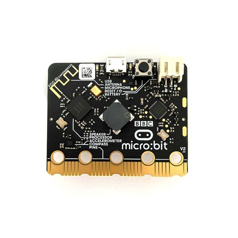 Micro:bit BBC v2.2 - WiFi Single Board Micro-Computer, BLE 5.0, Microphone + Speaker + Accelerometer