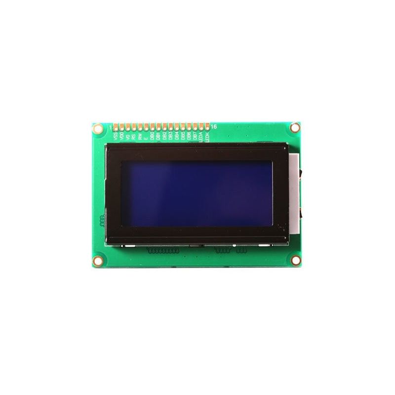 Pantalla LCD 16x4 1604 Retroiluminado Fondo Azul