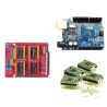 CNC Shield V3 para Arduino + UNO R3 CH340 + 4x A4988 Stepstick Impresora 3D Kit Arduino compatible