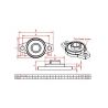 T8 R2 50cm Spindle Kit with Bearing Support, Nut and Coupler