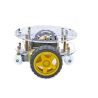 2WD Round Robot Chassis Turtle Car 2x Wheels 3x Plates DIY for Arduino