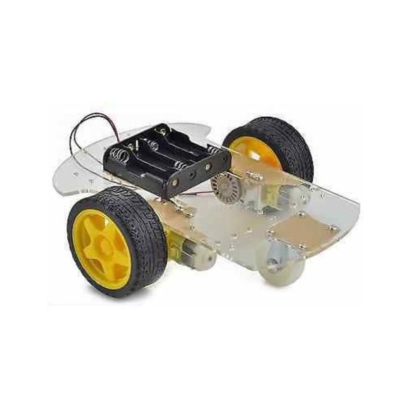 2WD Robot Smart Car Chassis 2x Wheels DIY