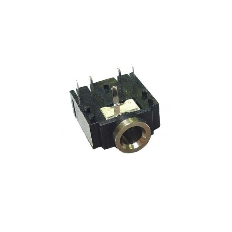 Conector feminino de tomada estéreo de 3,5 mm para suporte pcb de fones de ouvido STEREO