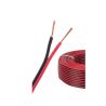 Cable Double Red Black Flexible 26AWG PVC - 1m