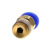 PC4-01 Pneumatic connector for PTFE tube quick coupler