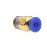 PC4-01 Pneumatic connector for PTFE tube quick coupler