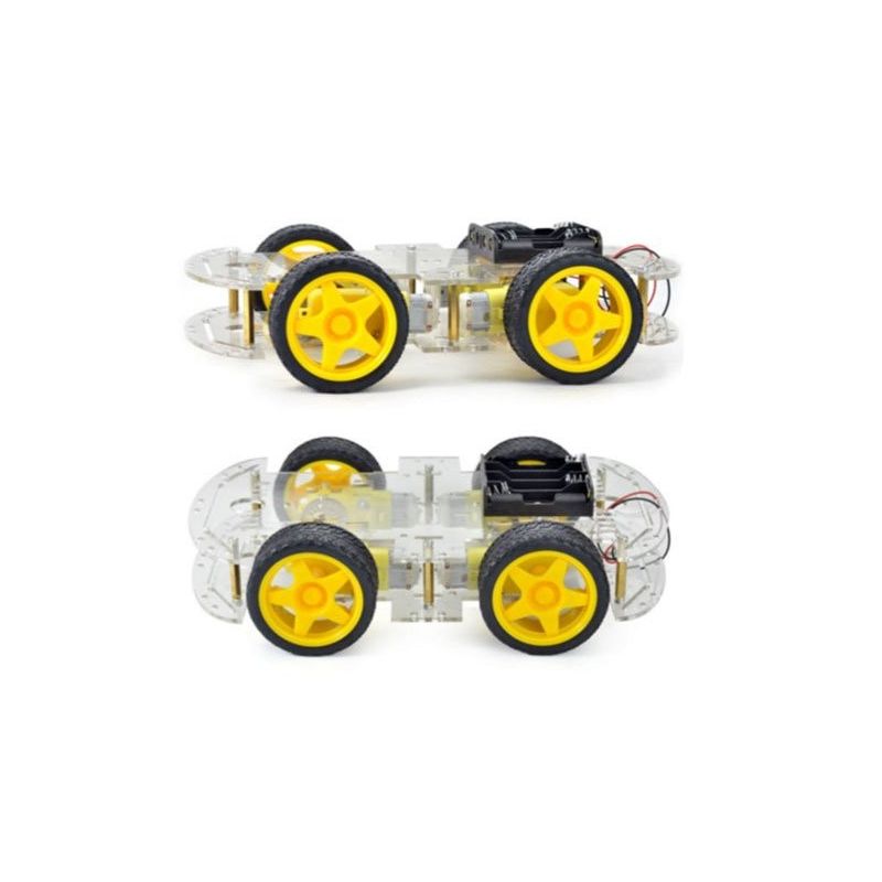 4WD Robot Smart Car Chassis 4x Wheels DIY