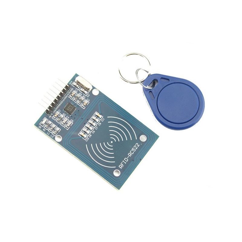 Módulo RFID RC522 + chave de chave de marca RFID de 13,56 Mhz