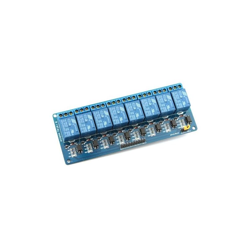 Módulo Relé 5V 10A de 8 Canales Arduino compatible