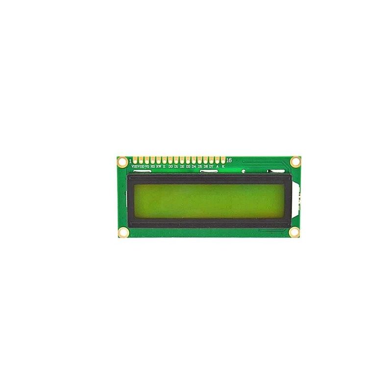 Pantalla LCD 16x2 1602 HD44780 Retroiluminado Fondo Verde