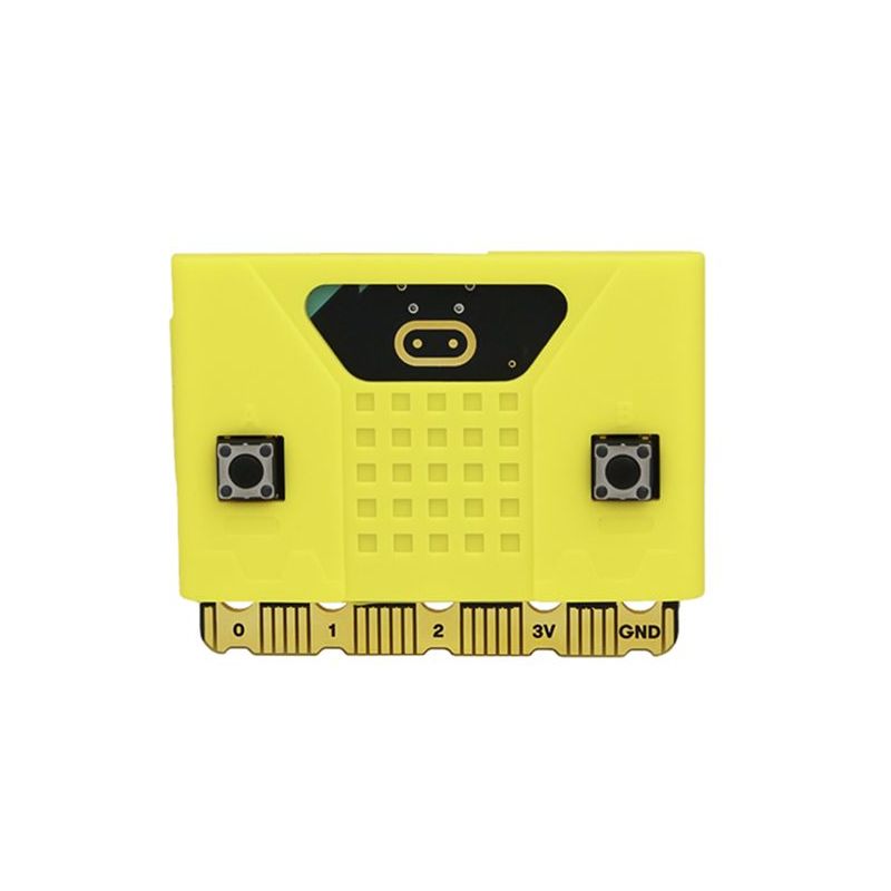 Yellow silicone protective cover for BBC Micro:Bit V2