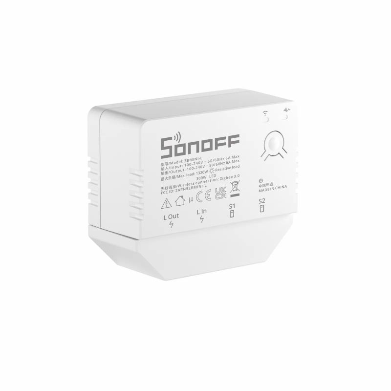 SONOFF ZBMINI-L ZigBee 3.0 Smart Switch - No neutral wire required