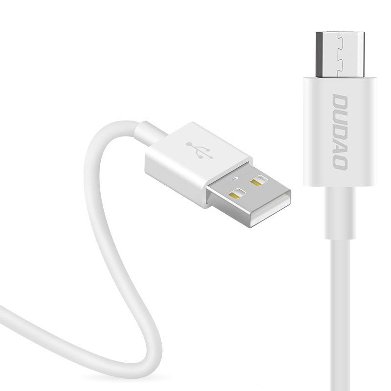 USB / micro USB cable 3A 1m white