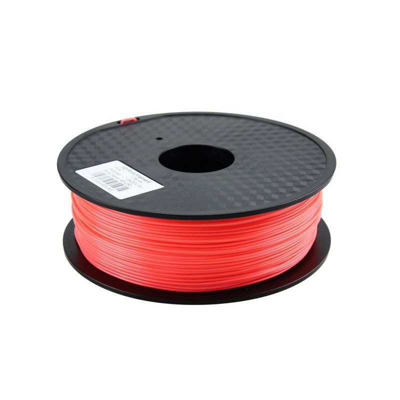 ABS Fluo Red Filament 1.75mm 1kg for 3D Printer