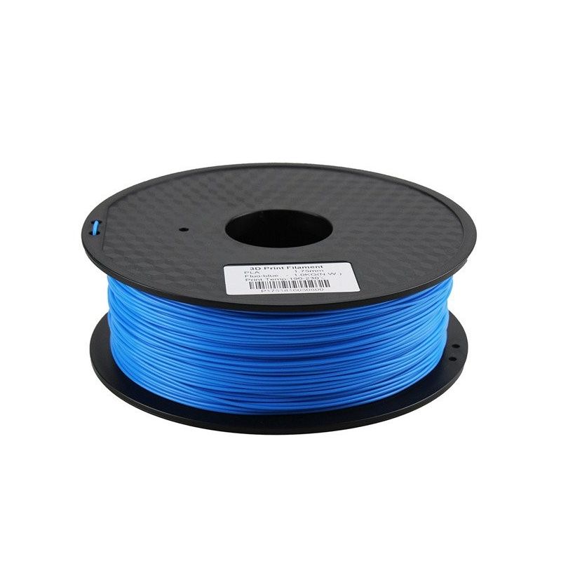 ABS Filamento 1.75mm 1kg Impresion Azul Fluorescente