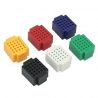 Mini Prototype Plate of 6 Unds Various Colors Kit without Solder 25 Points for Arduino