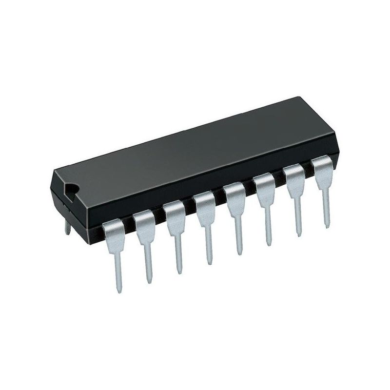 HCF4017BE DIP16 Contadores/Divisores ST MicroComponentes y sensores Circuito Integrado