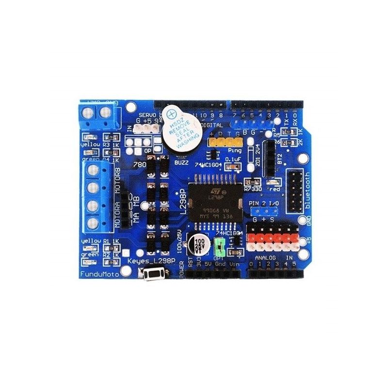 L298P Shield Motor Handling Module DC 2A Bluetooth PWM Interface para Arduino