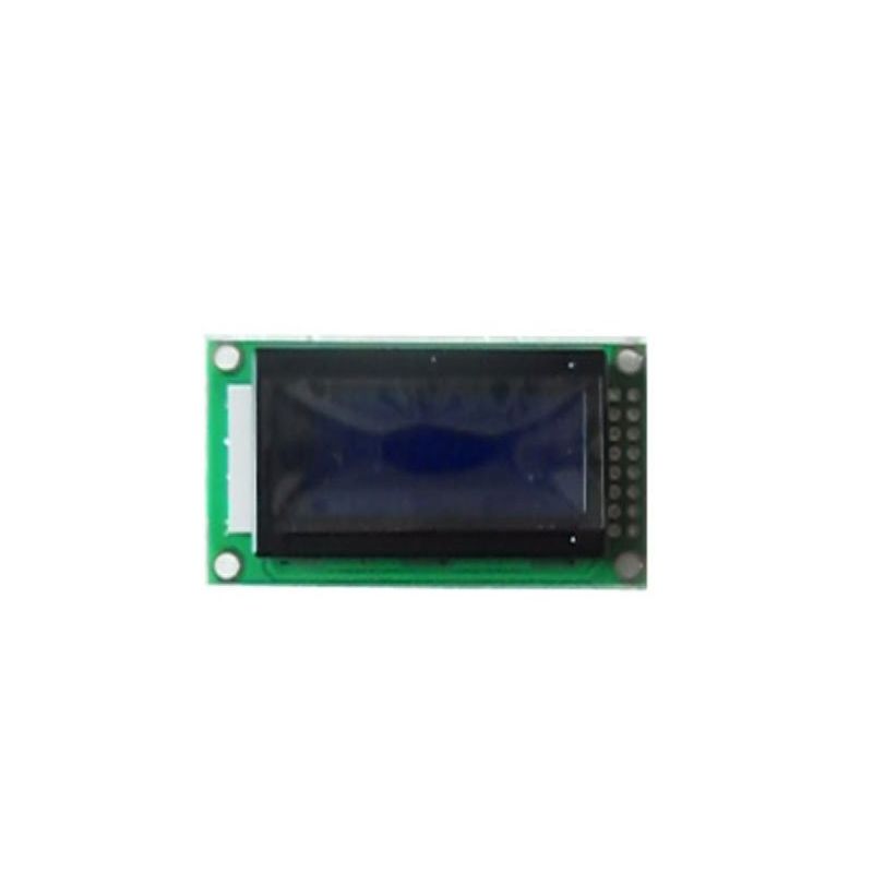 Pantalla LCD 8x2 3.3V Retroiluminado Fondo Azul Palabras Blancas