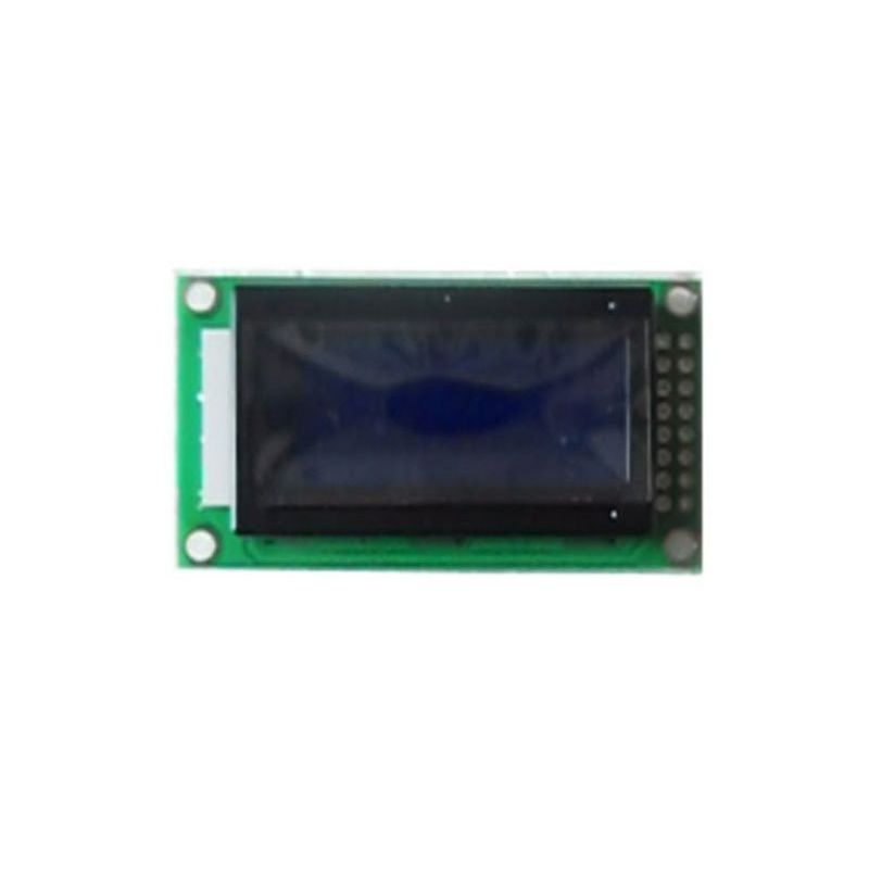 LCD Display Screen 5V Blue Backlight 8x2 JMD0802B 2 White Characters