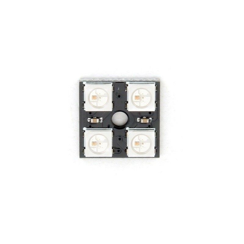 Nueva WS2812B-4 5V 5050 RGB LED Tablero de panel de lámpara de 4 bits preciso para Arduino al por mayor 