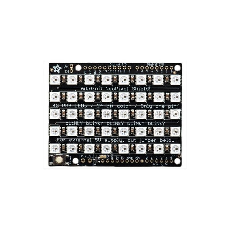 Neopixel Adafruit Board para Arduino matriz de 40 LED RGB 5050