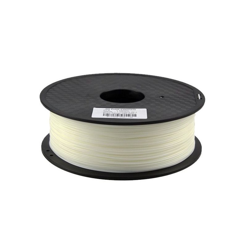 White Flexible TPU 3D Printing Filament 1.75mm 800g