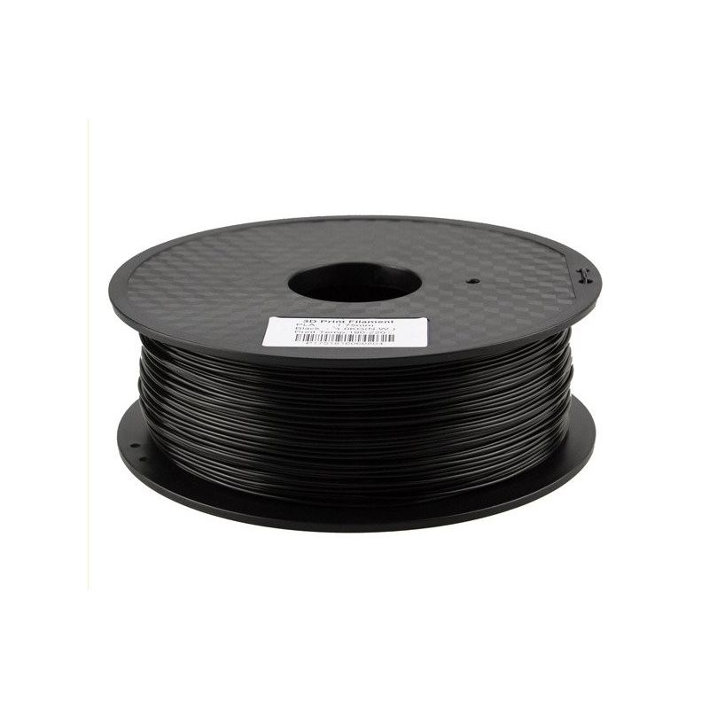Filamento Flexible TPU 1.75mm 800g Impresion Negro