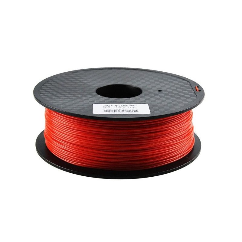 Filamento Flexible TPU 1.75mm 800g Impresión Rojo