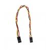 Braided Cable 3 Pin Female - Female 20cm Jumpers Dupont 2.54