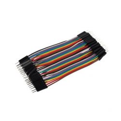 40x Male to male cables 10cm
