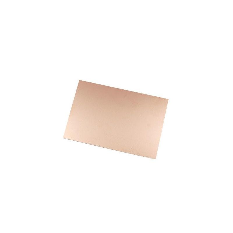 Placa de cobre laminada de dois lados 10x15cm