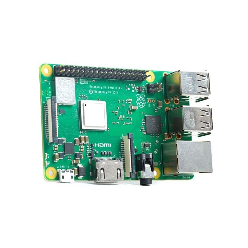 Raspberry Pi 3 Modelo B + 1.4GHz Procesador de cuatro núcleos de 64 bits LAN 4.2/BLE