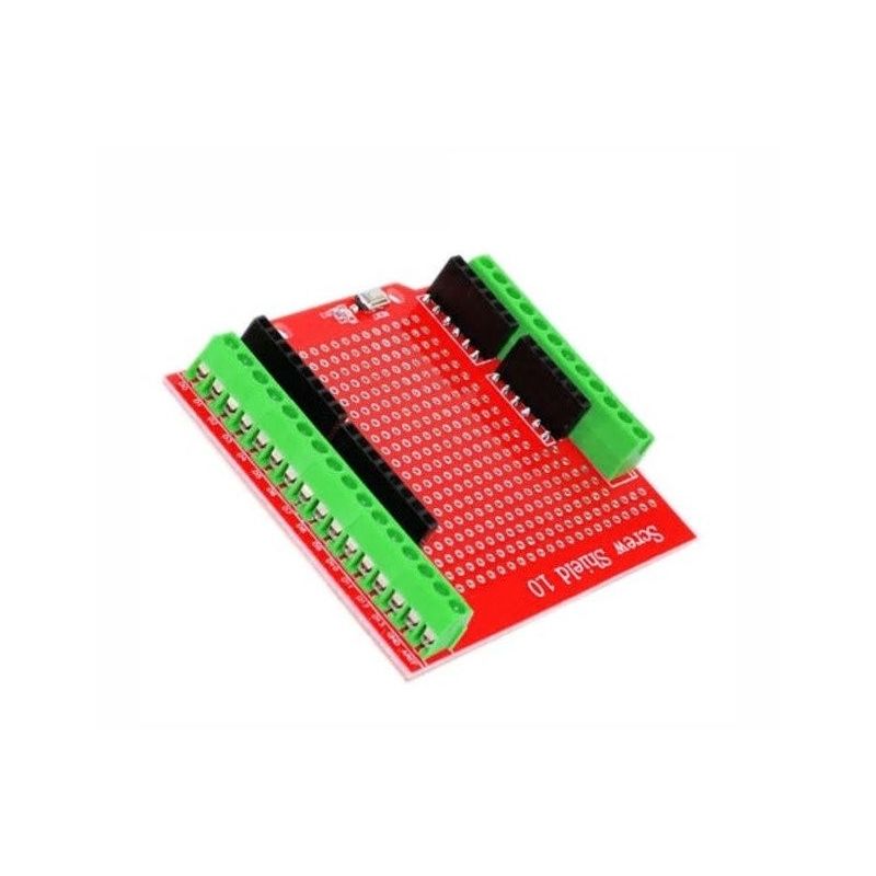 Proto Screw Shield V1  - terminales con conector de tornillo para Arduino Uno y Mega