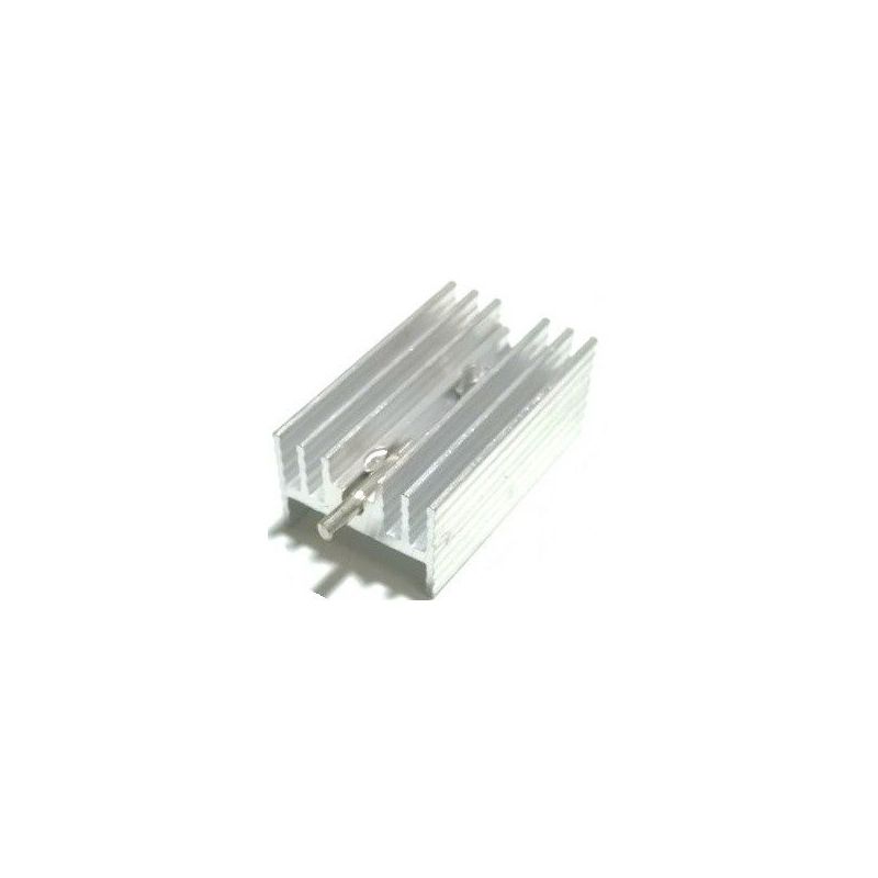 Transistor heat sink with TO-220/TIP120 box