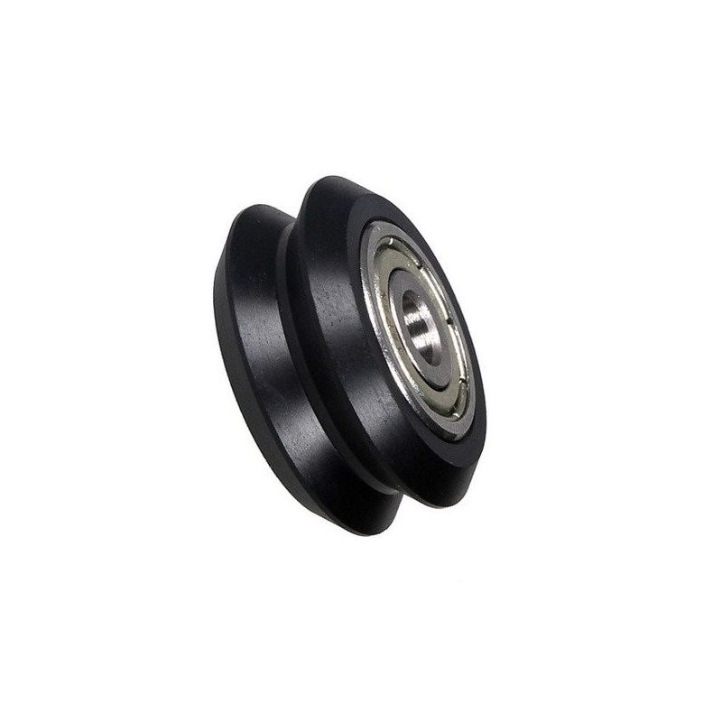 Mini double V-groove wheel with bearings for aluminium profile V2020