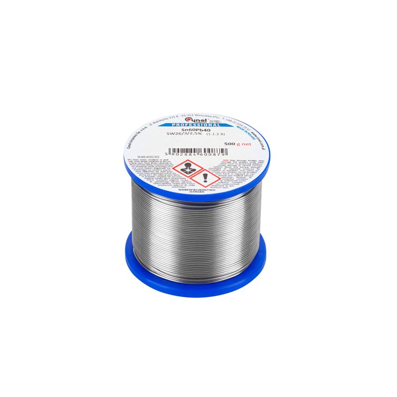 Welding Wire 0.5kg Tin 60/40 Sn/Pb Lead 2.5% Flux 0.5mm
