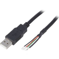 Cable USB A 2.0 con cable 4...