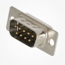 9-pin male sub-D connector...