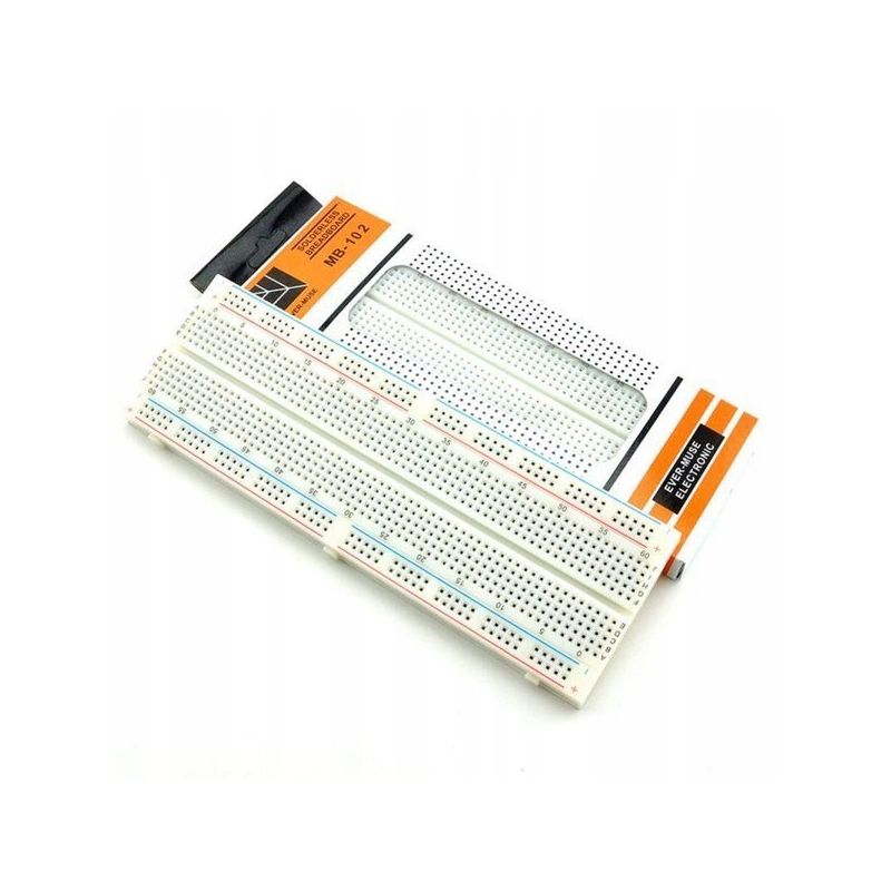 Placa protótipo MB102 Protoboard 830 pontos para Arduino