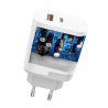 USB / USB wall charger Type C Power Delivery Quick Charge 3.0 3A 22.5W white