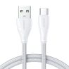 USB cable - USB C 3A for fast charging and data transfer 2 m white
