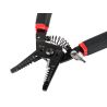 Spring-loaded pliers for stripping insulation