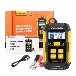 Car battery tester and...