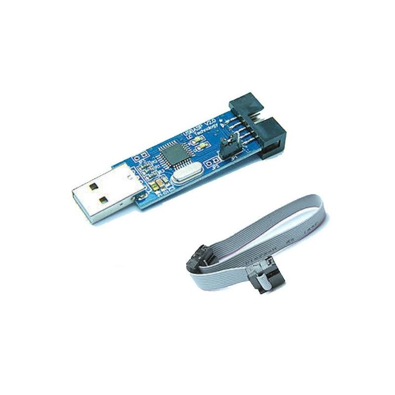Programador AVR Atmega8 Atmega128 Cable Adaptador para Arduino USBASP