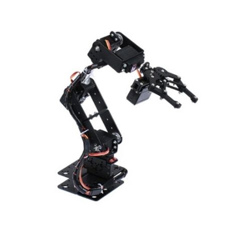 6DOF Robot Arm 6-Axis Aluminum Robotic Arm w/ Servos Finished Version fo Arduino 