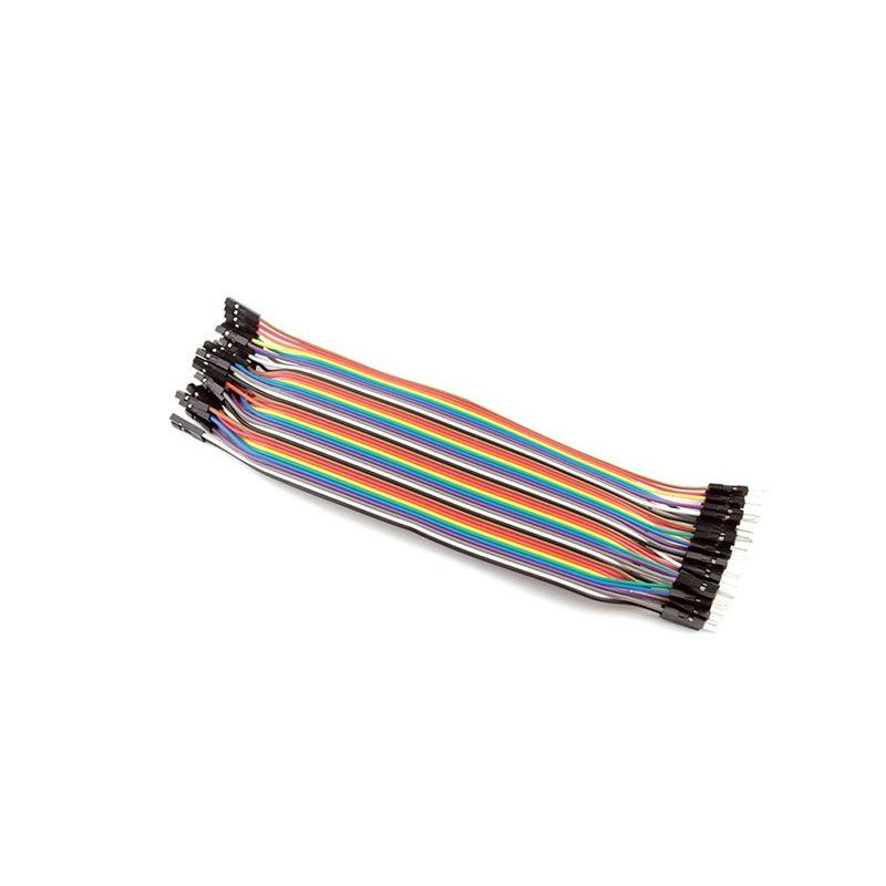10x Female-Male Cables 20cm Jumpers Dupont