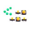 5x Pushbutton B3F Green Key Omron Electronica for Arduino Prototype Switch 12