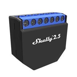 Shelly 2.5 - Controlo de...